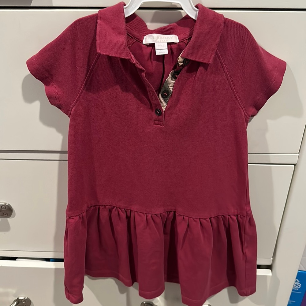 EUC Burberry children’s polo dress